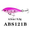 Fábrica atacado Luya isca 4.5cm/3.3g mini lápis água flutuante isca isca falsa isca peixe isca boca Mandarim peixe atravessar a fronteira