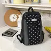 Mochila de Viaje Ligera de Lunares, Mochila Versátil de Moda Deportiva al Aire Libre de Nicho, Bolso Escolar Casual para el Trabajo y Estudiantes