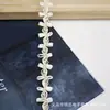 En stock 1.8cm moño bicolor encaje calado estilo étnico cinta de adorno para ropa infantil decoración DIY para bolsa
