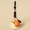 Chaveiro Pingente Original de Caracol de Madeira Esculpido à Mão Animal Fofo Charme de Bolsa Ornamento Transfronteiriço Infantil