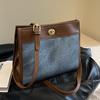Bolsa de Gran Capacidad para Mujer, Versátil para Otoño e Invierno 2026 Nueva Moda Bolso de Hombro Cruzado, Bolso Tote de Clase y Trabajo para Dama