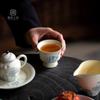 Taza de té de kung fu de gres para el hogar con agua de bambú azul pintada a mano de color rosa estilo Miji, taza de té de kung fu de cerámica para el hogar, taza de té Master Cup, taza de té