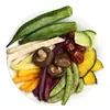 Crujientes de Frutas y Verduras Personalizados 5 kg a Granel Frutas y Verduras Secas Mixtas, Champiñones Secos Crujientes, Frutas y Verduras Mixtas Deshidratadas