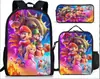 Nueva Mochila Escolar de Dibujos Animados de Mario de Amazon Mochila para Estudiantes de Primaria y Secundaria Mochila Super Mario Juego de Tres Piezas en Stock