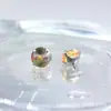 Astmf-13 Liga de Titânio Brincos de Corte Tai Chi Titânio G23 Rosca Interna Piercings de Lábio Brincos Joias para Piercing