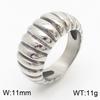 Anillos Kalen Jewelry de Forma Geométrica Europeos y Americanos, Diseño Unisex, Anillos de Acero Inoxidable Roscados Minimalistas de Alta Gama
