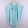 2021 novo sexy transfronteiriço ombro a ombro vazado solto plus size franja biquíni estilo ins blusa de praia ao ar livre