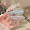 Peine Dulce para el Cabello con Pedrería para Flequillo, Peine para la Parte Trasera de la Cabeza, Peine para Recoger la Mitad del Cabello, Pasador, Accesorio para el Cabello para Primavera