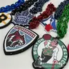 Colar com Tag de Evento de Equipe Americana Colar ABS Colar Pingente de Espuma 3D Venda Direta da Fábrica