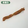 Corda de algodão colorida de 3-4 mm para acessórios de pulseira DIY, corda de algodão fiada no núcleo artesanal, corda para tapeçaria e fio de algodão para amarração