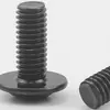 Parafuso Sextavado Cabeça Redonda Preto Aço Inoxidável 201 com Arruela Parafuso Cabeça Chata Zinco Preto M3/M4/M5/M6