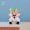 Estilo antigo q version Três Reinos pequenos enfeites fofos decorações para casa enfeites de mesa bonecas chinesas criativas