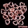 Serie Rosa Perlas de Cerámica Forma de Seta Concha Flor Perlas Forma de Flor Accesorios para Pulsera Collar DIY Hecho a Mano
