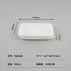 Lonchera de Doble Capa con Compartimentos, Caja Rectangular Impresible para Llevar, Caja Bento Ligera Multicompartimento de Grado Alimenticio con Tapa