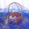 Se puede usar para cortar gasa de estrella y luna, regalo hecho a mano, empaque de flores, cesta de flores, decoración de bodas, ropa de niños, juguetes, gasa de estrella y luna