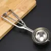 Aço inoxidável boleador de frutas colher para cavar melancia faca de escultura cortador de frutas colher de sorvete ferramenta para travessa atacado