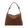 Bolsa de axila nicho coreana 2026 primavera nueva bolsa tote con lazo casual versátil bolsa para estudiante bolsa cruzada