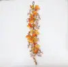 Anel de Trepadeira Folha de Bordo Trepadeira Longa Frutas Artificiais Abóbora Decoração de Parede Halloween Ação de Graças Outono Dropshipping Transfronteiriço