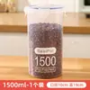 Latas Selladas Latas de Plástico para Alimentos Cajas de Almacenamiento Latas de Almacenamiento Latas de Almacenamiento Granos Bocadillos de Cocina Cajas de Almacenamiento para Refrigerador