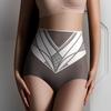 Pantalones Moldeadores de Cintura Alta Estilo Patente Copyright Líquidos Sin Marcas Seda de Hielo Moldeadores Fuerte Control Abdominal Moldeado de Caderas Calzones de Cintura para Mujer
