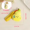 Bolsa de Queijo de Pelúcia Fofa Pequeno Pingente Figura de Desenho Animado Chaveiro Bolsa de Estudante Pingente de Estrela Presente