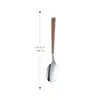 Cuchillo, Tenedor y Cuchara para Suministros de Hotel de Acero Inoxidable Vajilla Creativa Cuchara para Postre de Bistec Occidental Mango de Clip con Imitación de Madera Set Coreano