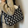 Bolsa Tote de Lona de Grande Capacidade para o Dia a Dia de Mulheres 2026 Moda Retrô Bolsa de Mãe Versátil Bolsa Tote de Ombro