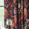 1 Peça Novas Cortinas Multicores Estilo Europeu e Voils para Decoração de Sala de Estar e Quarto, Voils Decorativos Personalizados com Passagem para Varão