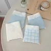 7639 Ropa Interior Femenina Sin Costuras, Cómoda, Amigable con la Piel, Algodón Puro, Refuerzo Antibacteriano, Estilo Juvenil, Ropa Interior de Triángulo Transpirable