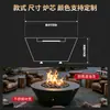 Mesa de chimenea de gas y alcohol con fuego real para paisajismo, estufa de hoguera para decoración de casa de huéspedes, fogata para jardín y patio, fuego simulado