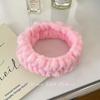 Ventas Directas de Fábrica Lazo Banda para el Cabello de Mujer Pulsera Absorbente para Lavado de Cara Impermeable Artefacto Color Sólido Tres Piezas Ropa Deportiva para la Cabeza