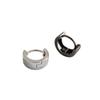 EB1056 versión coreana de aretes de plata estilo CHIC temperamento simple hebilla geométrica aretes de plata esterlina S925 aretes para mujer
