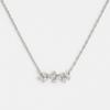 Collar de lujo ligero con diseño de copo de nieve y colgante de circonita brillante para mujer, collar de clavícula distintivo, joyería popular.