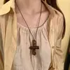 Collar con Colgante Ovalado de Resina en Forma de Corazón Estilo Maillard, Sencillo y Elegante, Cadena para Clavícula de Lujo Ligero, Joyería Versátil de Nicho para Mujeres