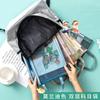 Morandi bolsa de archivo portátil A4 bolsa con cremallera bolsa para guardar papeles de examen de estudiante bolsa para lápices bolsa para información de tutorial imprimible