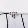 Colgante de aleación con forma de estrella, nube y lazo con incrustaciones de circonita de color, para hacer tú mismo, accesorios de joyería