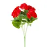 Flor Begônia Simulada de Venda Quente na Amazon Flor Artificial para Decoração de Casa Sala de Estar Flor de Seda Gerânio Decoração de Casamento