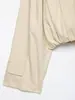 Chaqueta gabardina corta de mujer estilo europeo y americano transfronterizo modelo nuevo 2026 cuello alto doble botonadura dobladillo elástico