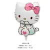 Nuevo Globo de Papel de Aluminio de Gato Forma de Dibujo Animado Gato Kt Globo de Papel de Aluminio Decoración de Fiesta de Cumpleaños para Niña Bebé