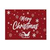 Mantel individual navideño de Amazon con estampado de Papá Noel rojo, diseño de restaurante, antideslizante, aislante térmico