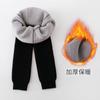 Leggings Gruesos Forrados de Polar para Niñas de Invierno Medias Panty Leggings de Niño Mallas de Polar de una Sola Pieza Longitud Tres Cuartos