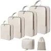 Bolsa de Almacenamiento para Viaje, Empaque de Ropa y Pantalones, Bolsa de Almacenamiento, Maleta para Viaje de Negocios, Bolsa Portátil Comprimible para Ropa