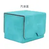 Caja de Almacenamiento de Tarjetas Desmontable con Patrón de Vaquero Doble Funda 100+ Tarjetas Caja para Juegos de Cartas Mtg Caja para Tarjetas de TCG Insertar Horizontal Caja para Tarjetas de Yu-Gi-Oh Tcg