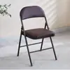 Respaldo de silla de oficina silla silla silla de conferencia silla de computadora simple silla plegable portátil para el hogar casual taburete de entrenamiento de dormitorio