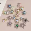 Nuevo Colgante de Aleación Microincrustado Accesorios para Joyería DIY Pulsera Collar Colgante de Joyería Estrella Luna Venta al por Mayor