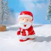 Novo Natal Velho Boneco de Neve Micro Paisagem Neve Montando Veado Papai Noel Árvore de Natal Enfeites de Resina