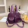 Bolsa tote e bolsa de ombro de grande capacidade e com múltiplos bolsos para mulheres, novo estilo 2026, moderna e casual, feita de tecido Oxford espessado, adequada para viagens