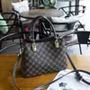 2026 Novo Modelo Comércio Exterior Clássico Estampado Moda Bolsa de Mão 2025 Novo Modelo Grande Capacidade Retro Bolsa de Ombro para Mulheres