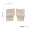 Brincos redondos geométricos europeus e americanos de moda transfronteiriça cravejados com diamantes, elegantes e sofisticados, brincos statement versáteis e únicos
