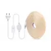 Tiras de luces LED COB transfronterizas, 110V con enchufe, luces lineales impermeables, 220V para uso doméstico, adecuadas para sala de estar y techo, tiras de luces LED flexibles